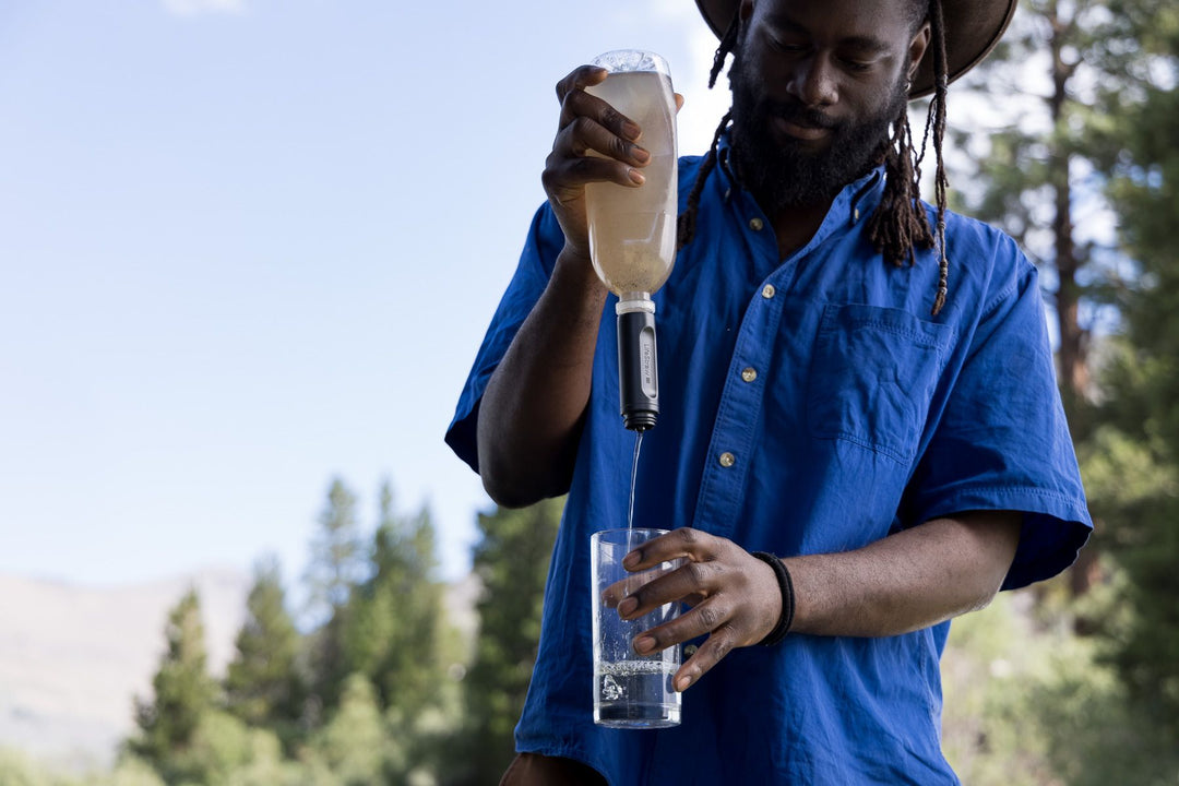 LifeStraw Squeeze Bottle 650ml night blue