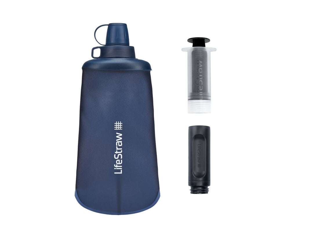 LifeStraw Squeeze Bottle 650ml night blue