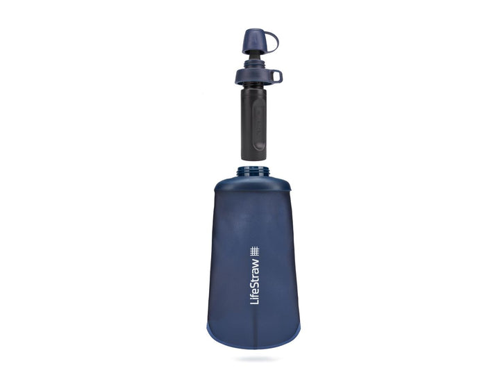 LifeStraw Squeeze Bottle 650ml night blue