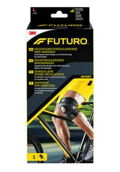 FUTURO™ Feuchtigkeitsregulierende Knie-Bandage 45694, S SPORT (33.0 - 38.1 cm)