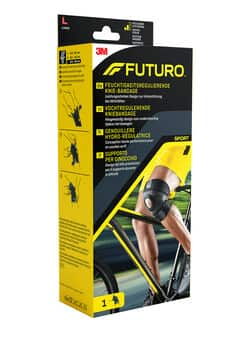 FUTURO™ Feuchtigkeitsregulierende Knie-Bandage 45694, S SPORT (33.0 - 38.1 cm)